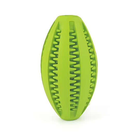 Durable Rubber Dog Treat Ball – Interactive Bouncy Chew Toy